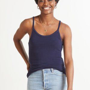 Red Haute Ottoman Tank in Navy Size S NWT